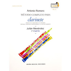 Metodo completo para clarinete Antonio Romero 1ª Parte